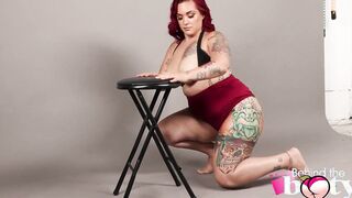 Behind The Butt Santana Red on Set for PAWGED