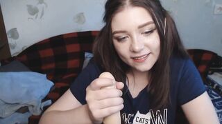 Deep throat and lots of vibration under the table