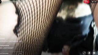 PERVERSE FAMILY LIVE - Anal Stretching With Hugest Vibrator