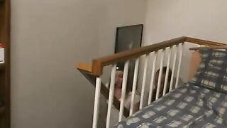 Goddess white hoe with nice tiny boobs gets a rough doggy style twat fucking
