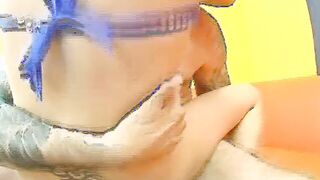 Adorable American amateur lovers shows rough private nailed