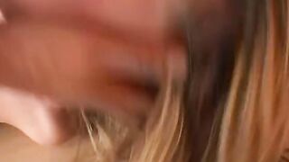 3 turned on dudes are Unwind, laid back into company with young blonde