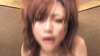 Hardcore Young Japanese Bride, fucks several male wedding guests inside a homemade room