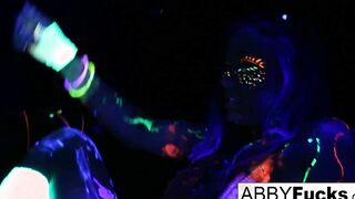 Ebony Light Rainy Night with Abigal Mac & Ava Addams