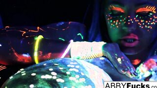 Ebony Light Rainy Night with Abigal Mac & Ava Addams