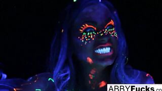 Ebony Light Rainy Night with Abigal Mac & Ava Addams