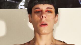 18 Year Old chick's big snot by sneezing bondage pt2 HD