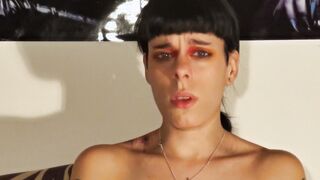 18 Year Old chick's big snot by sneezing bondage pt2 HD