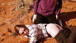 Thin chick blows on huge-butt blond cunt with mouth's butt into the pretty American heartland