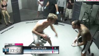 Incredible african fucking after winning the cage fight