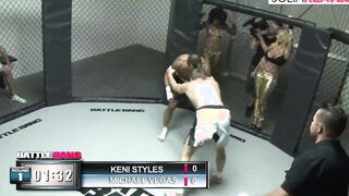 Incredible african fucking after winning the cage fight
