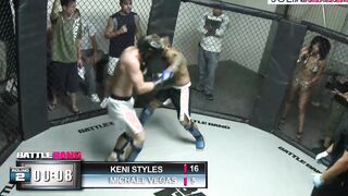 Incredible african fucking after winning the cage fight