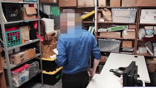 StripSearchPorn.com - Officer gets naked n fucks oriental shoplifter