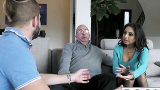 StepFamFuck.com - Big Titted mom stepaunt blowjobs stepnephew