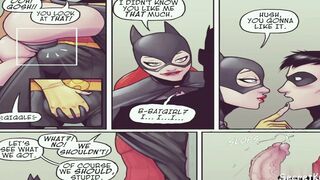 Batgirl Loves Robin - He couldn't resist her skimpy outfit and had to plowed her butt and vagina