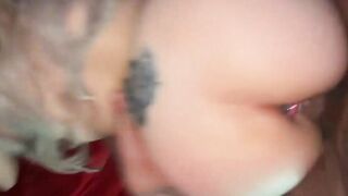 Blonde eighteen takes on huge ebony dick