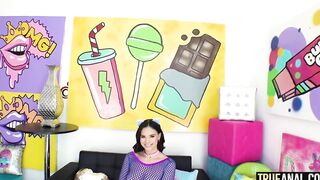 TRUE ANAL Bootylicious dark hair Violet Starr anal fucked and gape