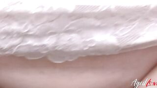 AGEDLOVE Mature cougar blonde desires rough banged!