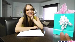 Slender Hispanic Bimbo Izzy Lush Wants Her Teacher's Penis