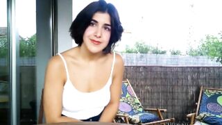 Hottie surveys with Eve. "What kind of twat do you like better?"