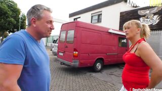 DeutschlandReport - Annette Liselotte Freaky German Old Hardcore Snatch Banged With Lucky Mature Dude