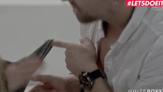 WhiteBoxxx - Beauty Russian 18 Year Old Leyla Fiore Passionate Snatch Banged With Her Gf - LETSDOEIT