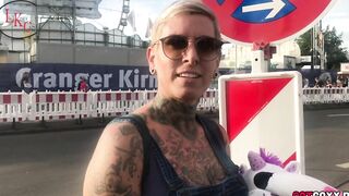 GERMAN FAIR !! CUMMED instead of roller coaster !