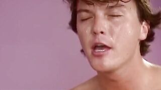 Sarah Young woken up by two cocks