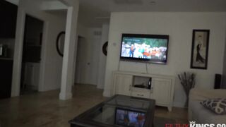 Big Titted Blonde Gets Vulgar For Long Cock and Cum