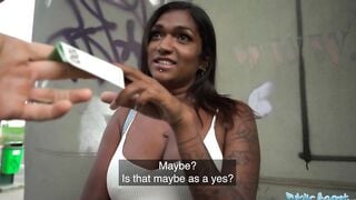 Outdoor Agent African hot twerking her fine booty before fucking public