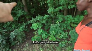 Outdoor Agent hot African Naked Performer Zaawaadi fucks a huge penis outdoor