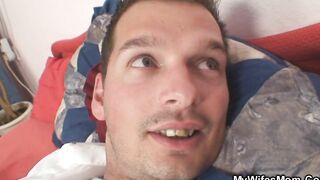 Dude fucks his mature mother-into-law inside her mature hole
