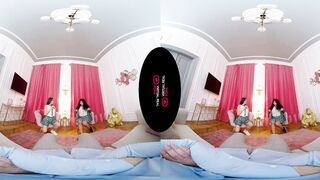College Three-Way inside VR Porn