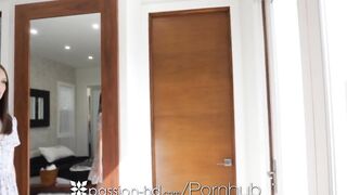 PASSION-HD Dark Hair Izzy Lush Screwed By Bae Next Door