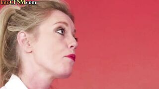 CFNM european 18 yo shares BF with dickblowing fem dom