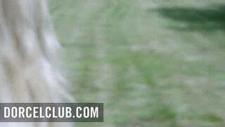Cutie Outside Full Length DORCEL clip with big titted blond Jessa Rhodes