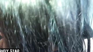 Young Hispanic is banged! and sprayed by 2 boys