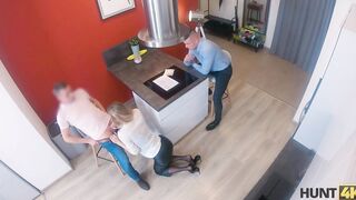 HUNT4K Hunter loue un appartement avec une condition intime pour fille