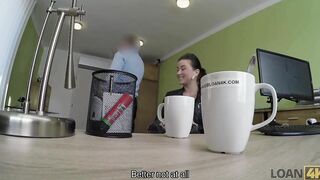 LOAN4K Friendly 19 yo women seduces loan agent for sex to got cash