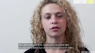 CastingFrancais - Bae Canadian 18 Year Old Gets Her Tight Snatch Fuck Rough During Steamy Audition Sex
