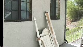 Big Tit Blond Woman has Anal Sex with Poolboy