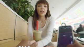GIRLCUM Tiny Tit Noisy Groaning Dark Haired Jizzes Multiple Times