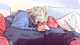 Supergirl blows Spiderman