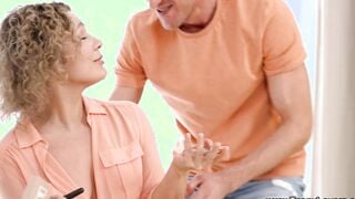 Teeny Couple - 19 Year Old streamer Vanessa Devis nailed practice