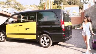 MAMACITAZ - (Emilio Ardana, Aisha) - Fake Taxi Driver Bangs Bae Teenie Into His Vehicle