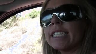 Amazingly Hot blonde can't resist the cash and takes a long facial from Sascha