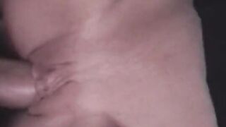 Hung stud pounds old Women tight box on a bed
