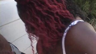 African Bombshell With Long Fat Booty Pounded