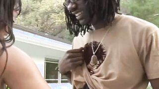 Nigerian Tube - Carmen Hayes with her long titties loves african