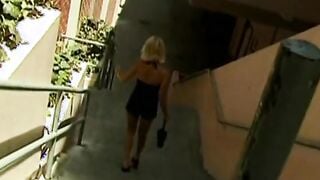 Young bimbos goes ton an audition and ends up fucking a rough dick bro